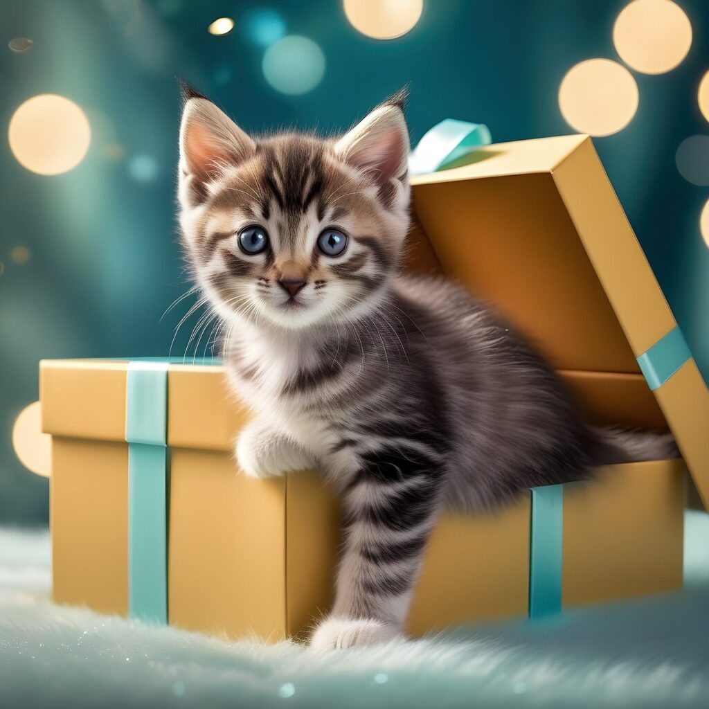 ai generated, cat, gift-8454655.jpg